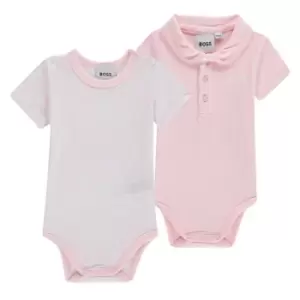 Image of Boss 2 Pack Baby Bodysuit - Pink