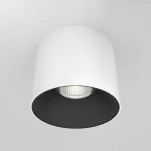 Image of Maytoni Alfa LED Surface Mounted Downlight White, Black, 10cm 3000K