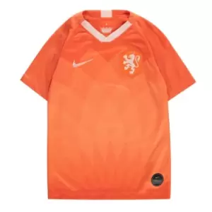 Image of Nike Netherlands Home Shirt 2021 2022 Juniors - Orange