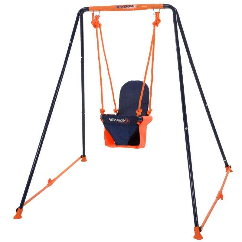 Image of Hedstrom Fast Folding Musical Toddler Swing, Blue M008670