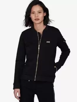 Image of Barbour International Magna Overlayer - Black, Size 12, Women