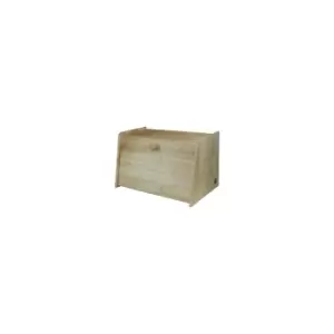 Image of Apollo Rubberwood Bread Bin Drop Front
