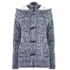 Image of SoulCal Toggle Knit Jacket Ladies - Twist Ind Marl