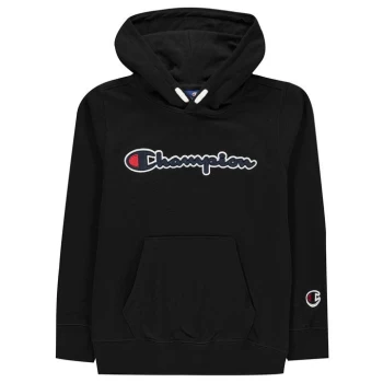 Image of Champion Logo OTH Hoodie - Black