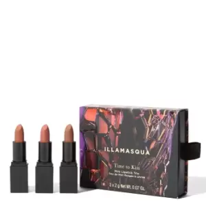 Image of Illamasqua Time to Kiss Mini Lipstick Trio