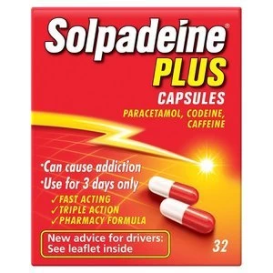 Image of Solpadeine Plus Capsules - 32 Capsules