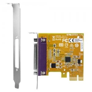 Image of HP PCIe x1 Parallel Port Card interface cards/adapter