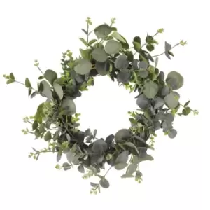Image of Faux Decor Eucalyptus Whirl - Verde