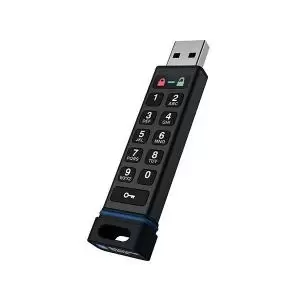 Image of SecureUSB KP Hardware Encrypted USB 3.0 8GB Flash Drive FIPS 140-2
