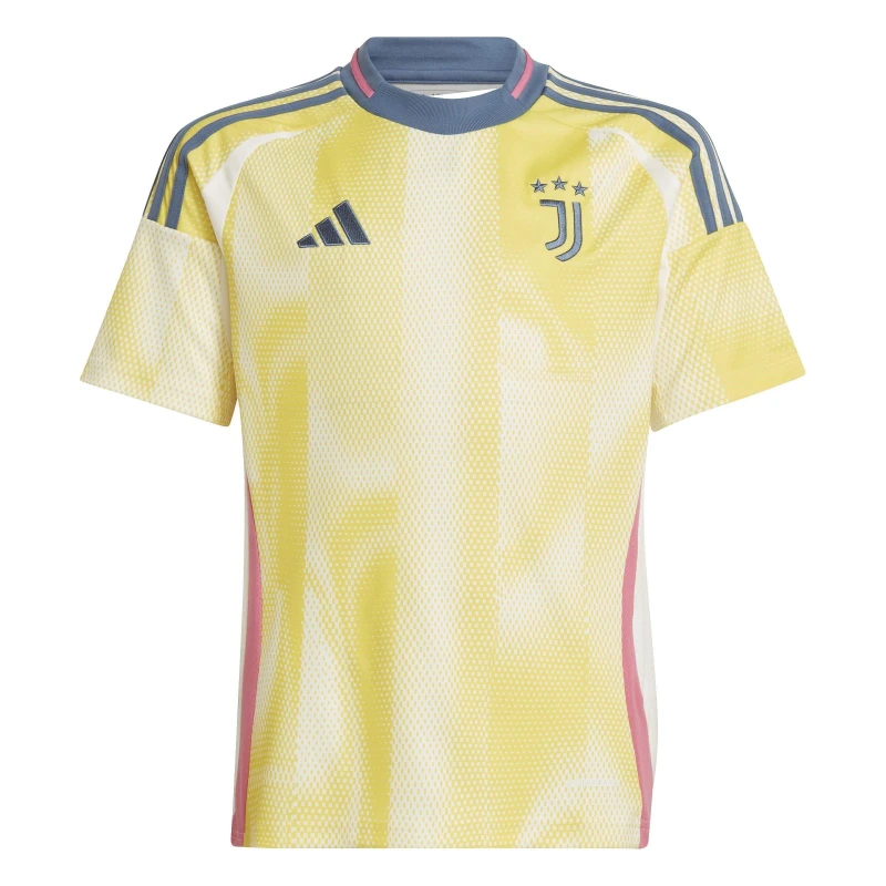 Image of adidas Juventus Away Shirt 2024 2025 Juniors - Yellow Yellow 11 - 12 Years