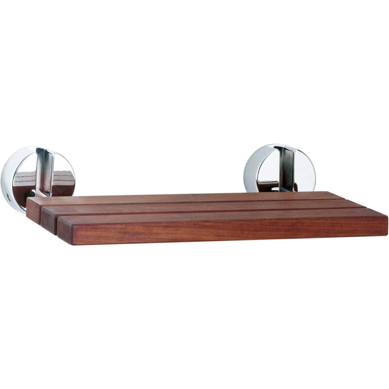 Image of HUDSON REED Hudson Reed - Foldable Shower Seat 345mm Projection - Chrome Hinges LA371