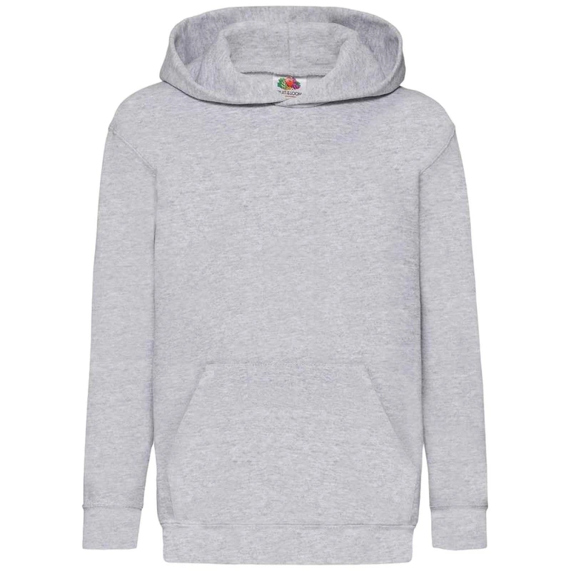 Image of Fruit Of The Loom Classic 80/20 boys's Children's sweatshirt in Grey