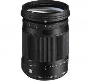 Image of Sigma 18-300 mm f/3.5-6.3 DC HSM OS Telephoto Zoom Lens with Macro for Canon