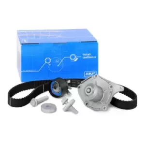 Image of SKF Water Pump + Timing Belt Kit RENAULT,NISSAN,DACIA VKMC 06134-2 4159904501,6079900000,6089900800 A6079900000,A6089900800,13028BN701,1680600QA2