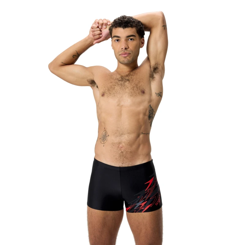 Image of Speedo Mens Swimming Trunks Ant/Rish Red male Small