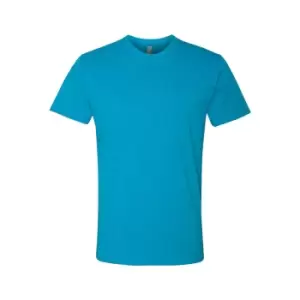Image of Next Level Adults Unisex CVC Crew Neck T-Shirt (L) (Turquoise)