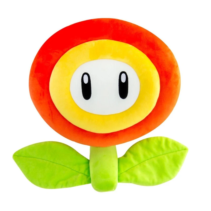 Image of Super Mario Mario Fire Flower Mega Plush - None None One Size