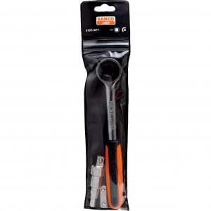 Image of Bahco 1/2" Drive Radiator Valve Ratchet and Stepped Key Set 1/2"