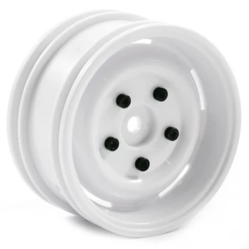 Image of Ftx Outback Steel Look Lug Wheel (2) - White