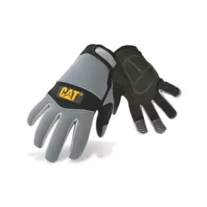 Image of Caterpillar 12213 Neoprene Comfort Fit Gloves / Mens Gloves / Gloves (Large) (Black/Grey)