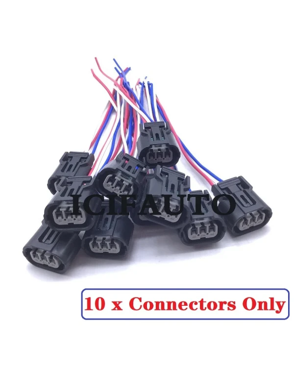 Image of 10 x Connector of Camshaft &Crankshaft Position Sensor for Acura EL Honda Civic 01-05 L4 1.7L 37840-PLC-006 / 37500-PLC-015