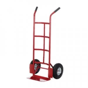 Image of Barton Pneumatic Tyre Sack Truck Red PTST