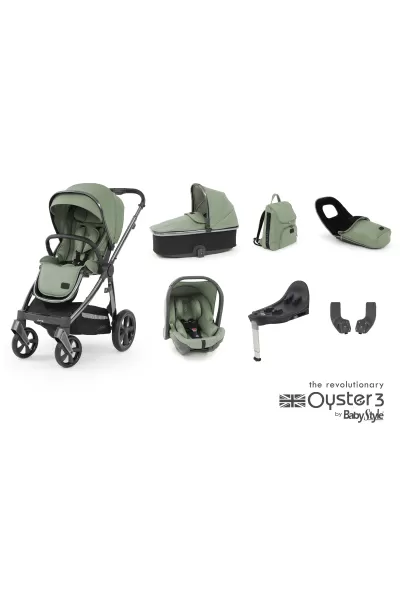 Image of Oyster 3 Luxury Travel System - Spearmint