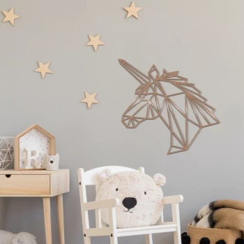 Image of Un?corn - Copper Copper Decorative Metal Wall Accessory