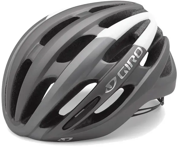 Image of Giro Foray Mens Road Cycling Helmet S 51-55CM MATT TITANIUM/WHITE