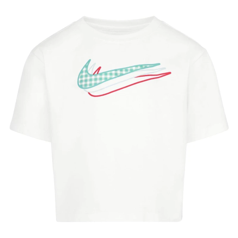 Image of Nike Icon Boxy T-Shirt White female 4