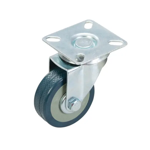 Image of Fixman Swivel Rubber Castor - 50mm 50kg