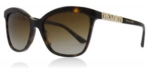 Image of Bvlgari BV8163B Sunglasses Sand / Havana 504/T5 Polariserade 56mm