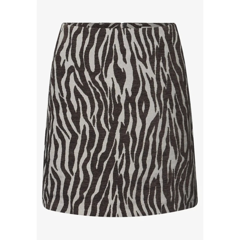 Image of Street One Womens mid-length patterned skirt Street One Marron Female 40