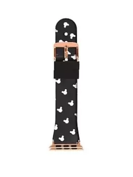 Image of Disney Mickey Mouse Black Printed Apple Band, Black
