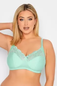 Image of Lace Trim Non-Wired Bra