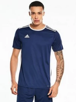 Image of adidas Entrada 18 Training Tee - Navy Size M Men
