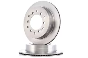 Image of RIDEX Brake disc 82B0272 Brake rotor,Brake discs TOYOTA,LEXUS,LAND CRUISER (KDJ12_, GRJ12_),LAND CRUISER 90 (_J9_)