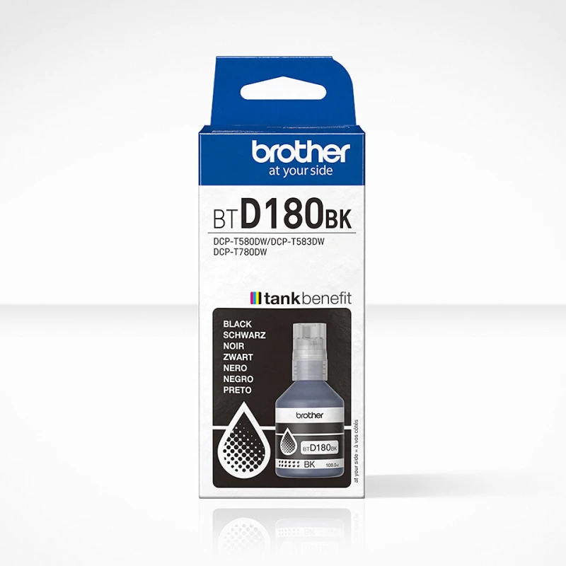 Image of Brother BTD180BK Black Ink Bottle 108ml