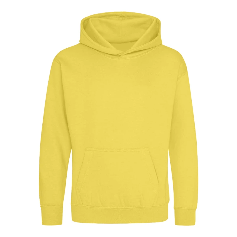 Image of AWDis Hoodie 1-2 Years in Yellow Size: 12-13 Years Yellow Unisex 12-13 Years