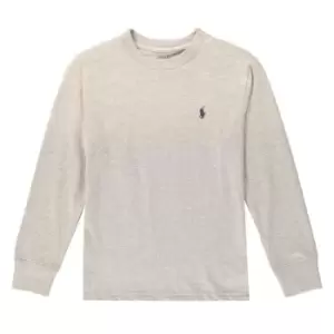 Image of Polo Ralph Lauren Junior Boys Long Sleeve T Shirt - Grey