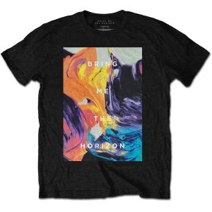Image of Bring Me The Horizon - Painted Unisex XX-Large T-Shirt - Black