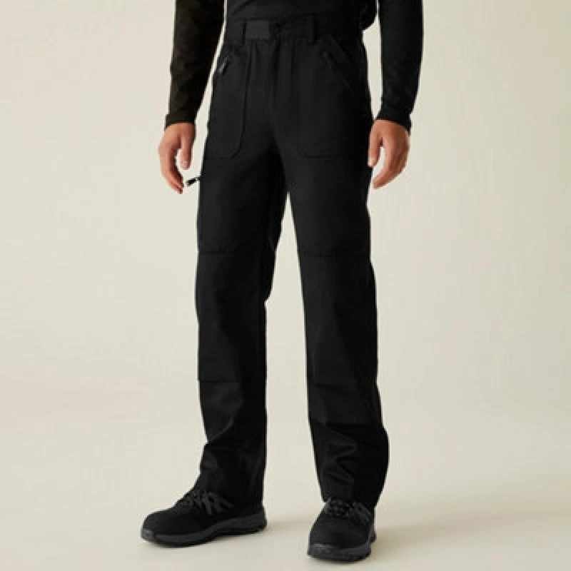 Image of Regatta Pro Action Workwear Trousers (Long Leg) - Black 30
