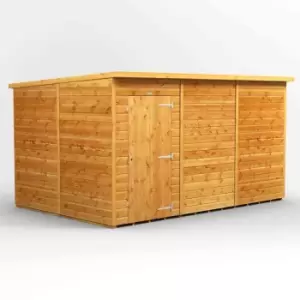 Image of Power 12' x 8' Pent Windowless Garden Shed