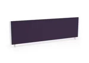 Image of Impulse/Evolve Plus Bench Screen 1400 Bespoke Tansy Purple White Frame