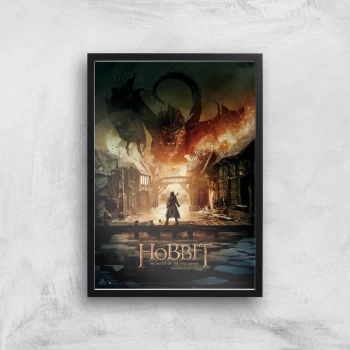 Image of The Hobbit: Battle Of The Five Armies Giclee Art Print - A4 - Black Frame