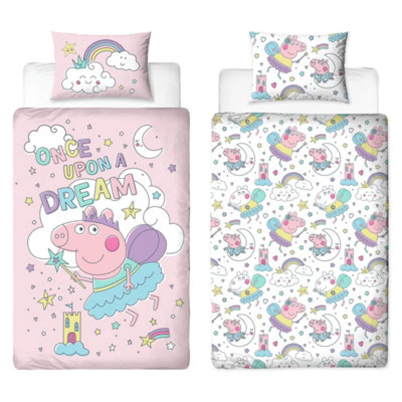 Image of Peppa Pig Bedtime Single Panel Duvet