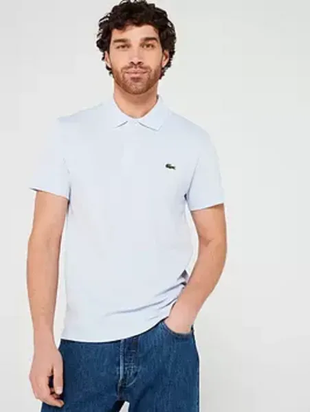 Image of Lacoste Classic Logo Polo Shirt Light Blue S