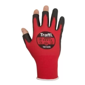 Image of X-Dura 3-Digit Pu Palm Coated Glove Cut A Size 10