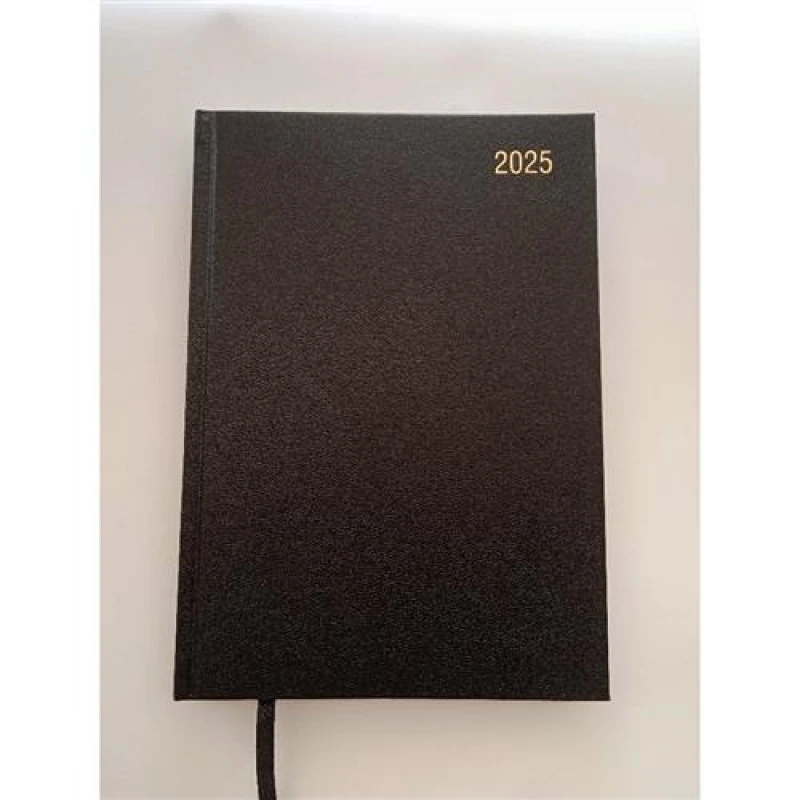 Image of ValueX Diary A4 2 Day Per Page 2023 Black BUSA42 Black