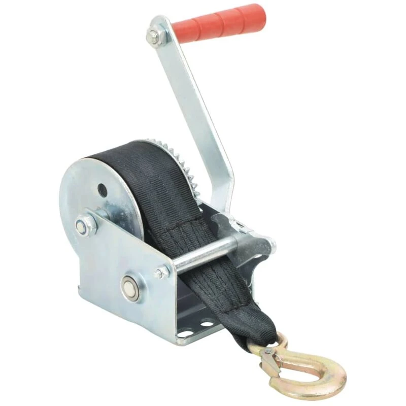 Image of VIDAXL Hand Winch with Strap 360 kg vidaXL 143993